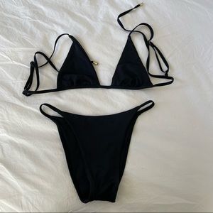 Monday Swimwear Barbados Top, Size S, and Bottom, Size L